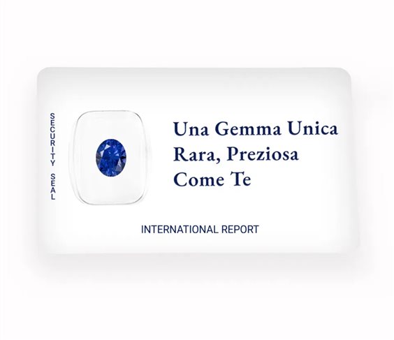 Pietra certificata Gazzola Gioielli in Zaffiro Zaffiro 0.87 Ct BL-Z-837X5 0.87 - BL-Z-837X5 0.87